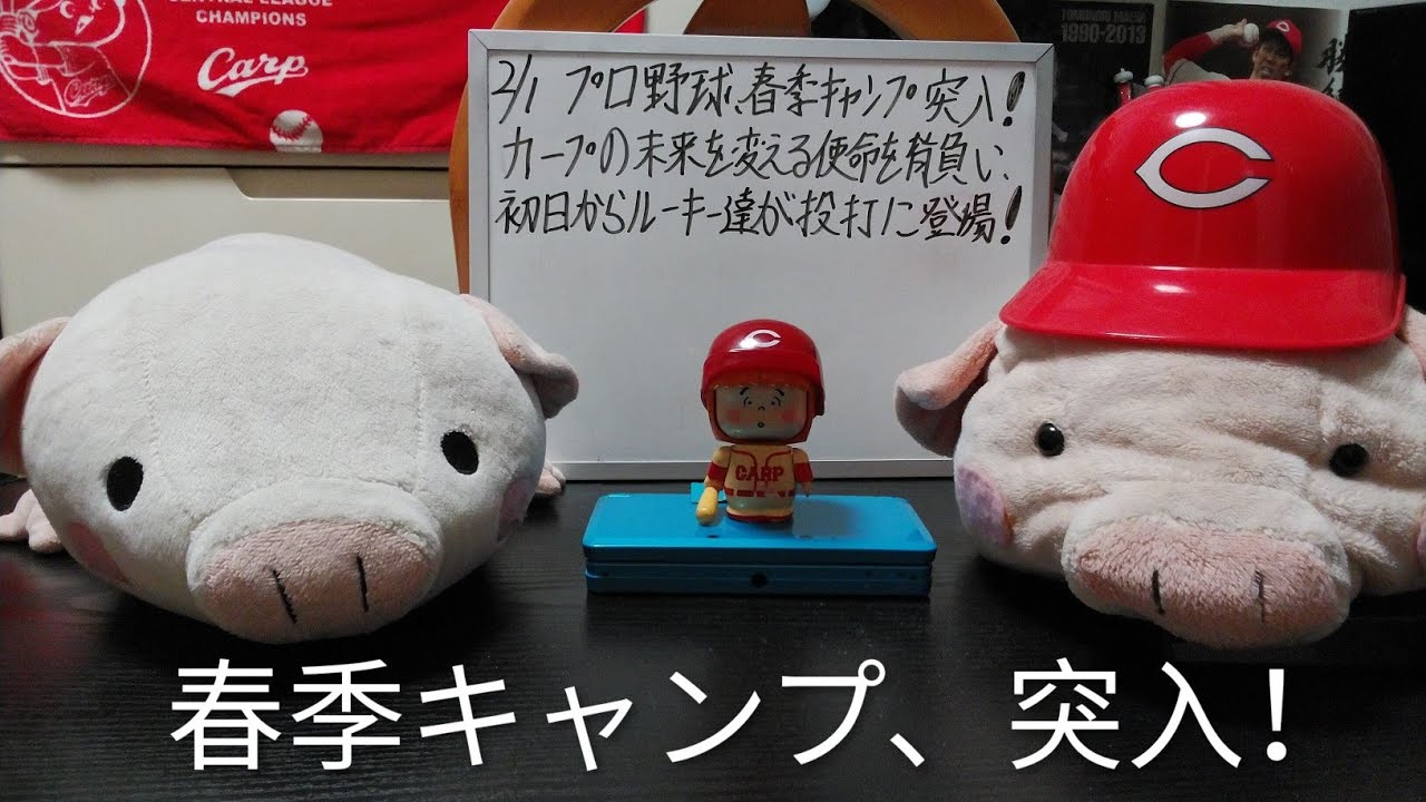 第1341回 2.1 プロ野球、春季キャンプ開幕！カープの未来を変える宿命を背負い、ルーキー達が初日からブルペン・打撃練習に登場！目を引いたのは、どの選手だ！？