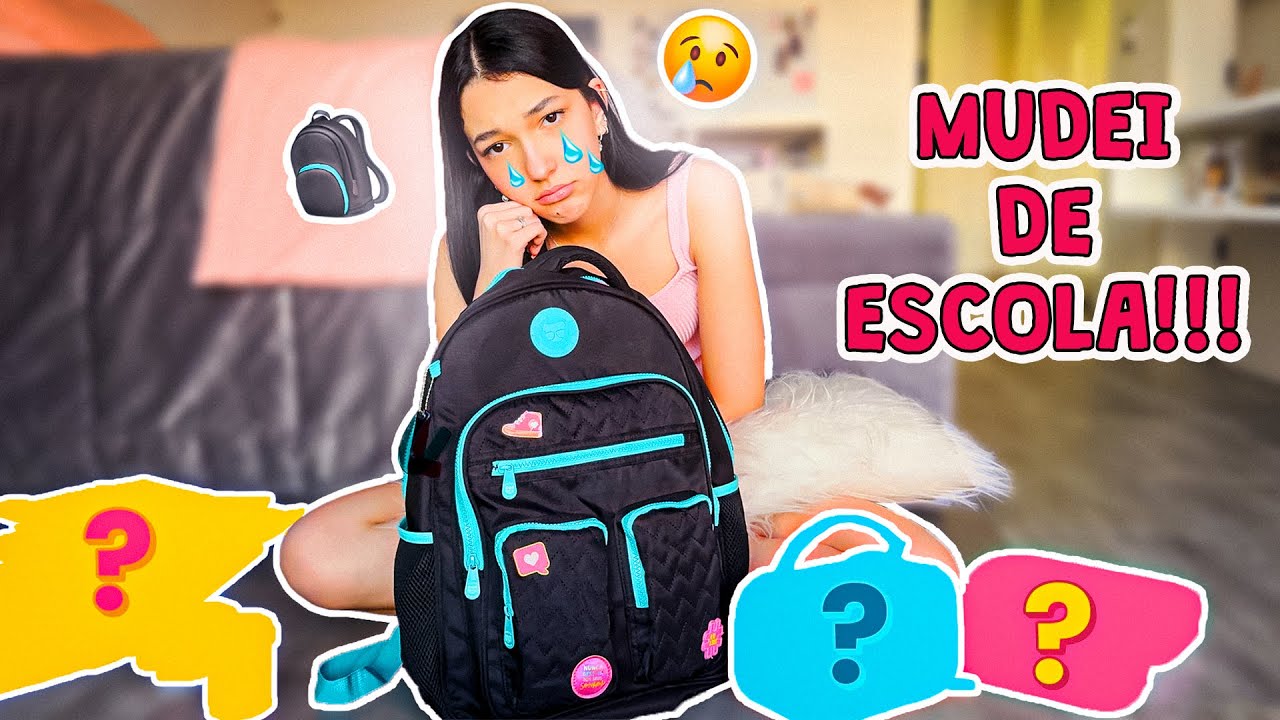MUDEI DE ESCOLA! O QUE SOBROU DO MEU MATERIAL ESCOLAR | Luluca