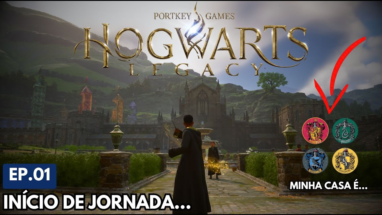 AO VIVO! INICIANDO UMA CAMPANHA EM: HOGWARTS LEGACY !pix !regra