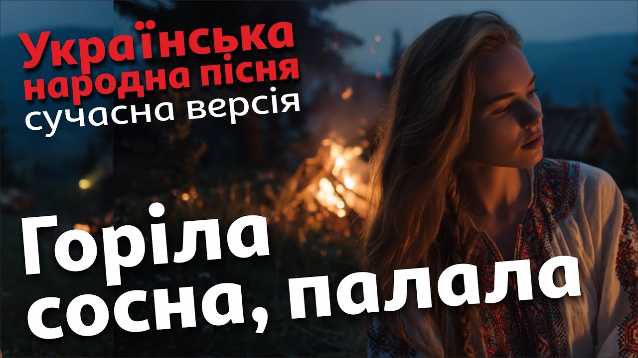 Горіла сосна, палала  | Сучасна версія | Українська народна пісня