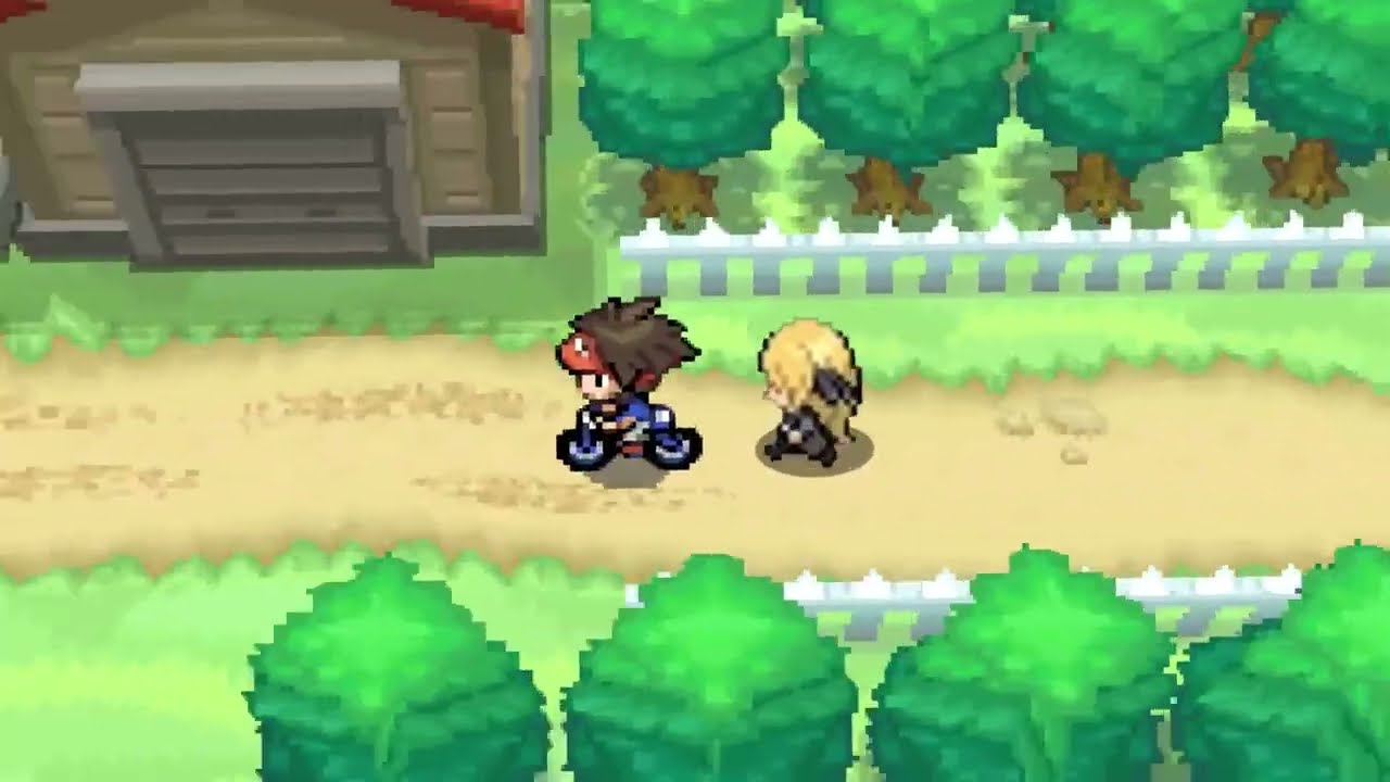 Cynthia destroys the wild area... (Reupload)