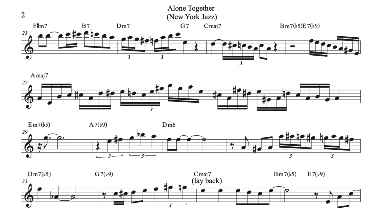 BURNING Sonny Stitt SOLO (Eb Transcription)