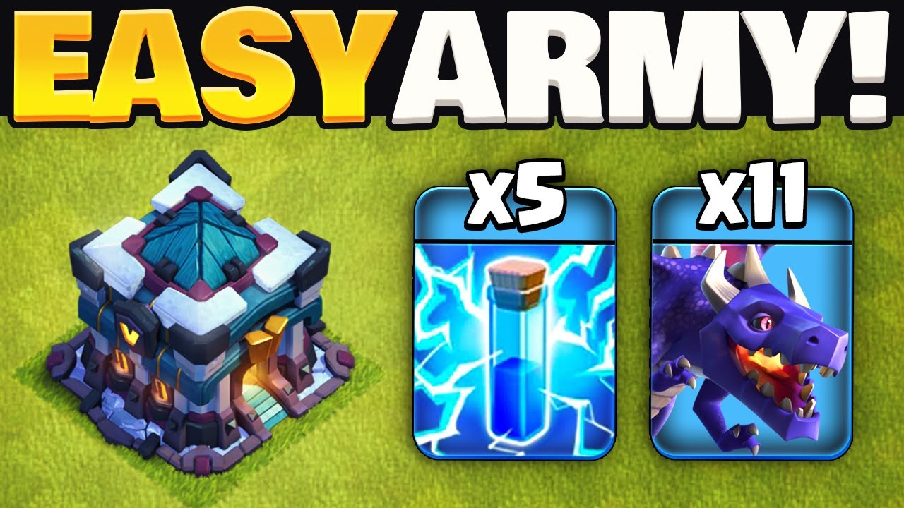 Easy TH13 Zap Dragon Attack Strategy Explained (Clash of Clans)