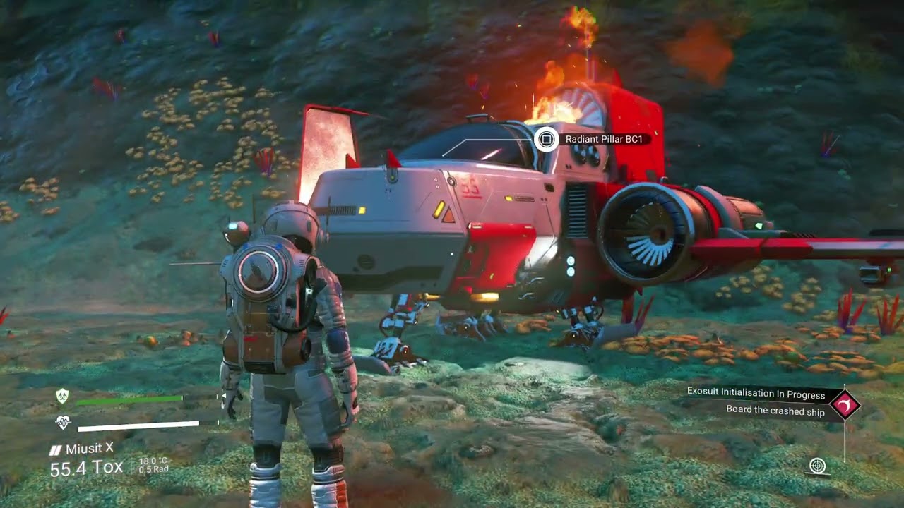 Embarking on my No Man's Sky journey!! Poisonous planets and chatting to warrior aliens