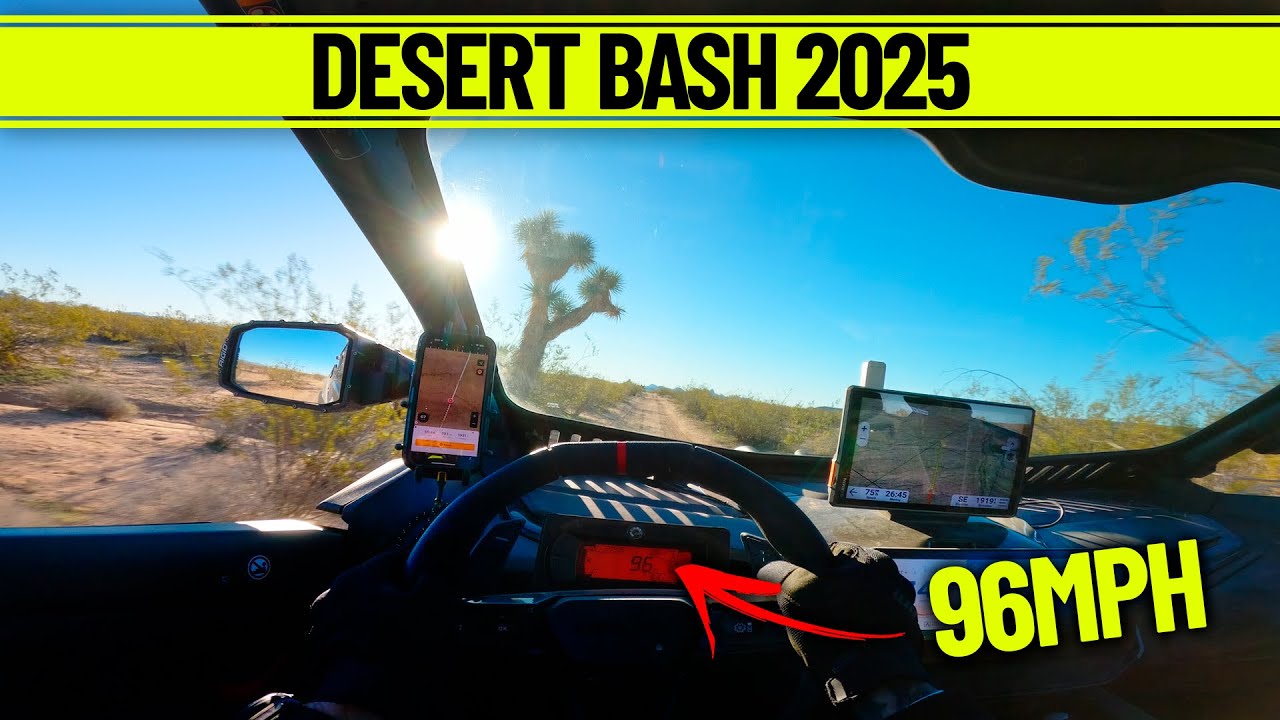 Desert Bash 2025 in a 250BHP Can-Am Maverick R Max!
