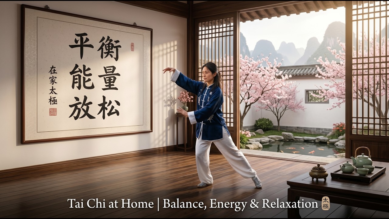 Tai Chi at Home | Music for your practice | Balance, Energy & Relaxation