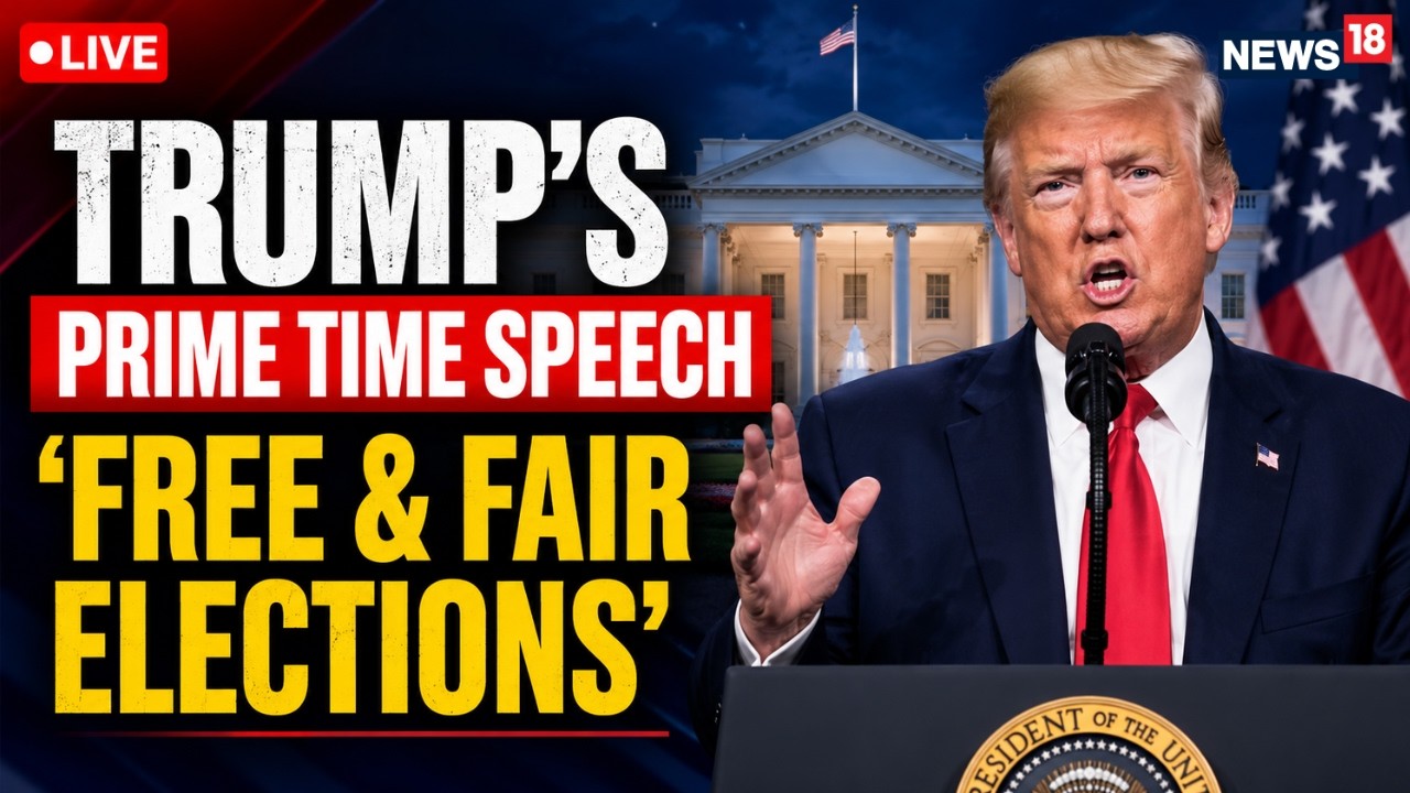 LIVE | Donald Trump's Big White House Speech on Elections | Key Announcements Expected | N18G