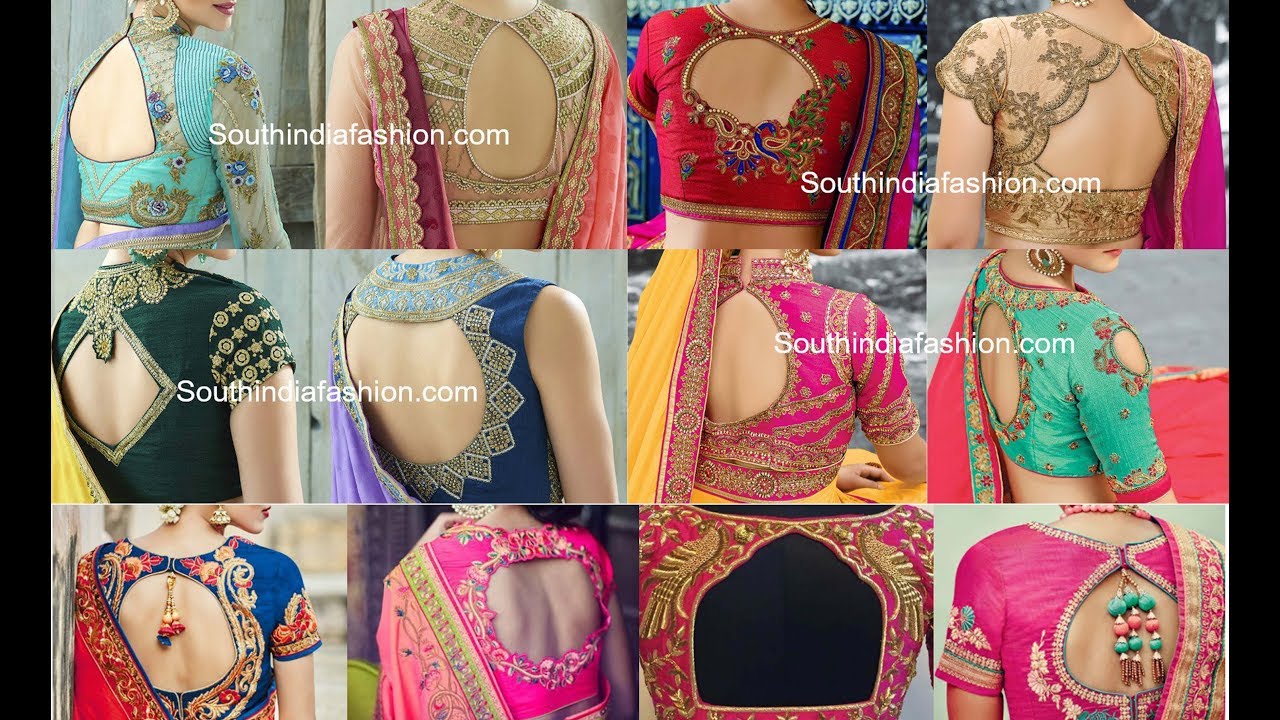 Latest Designer Blouse Designs 2017 - 2018 || Designer Saree Blouses 2017