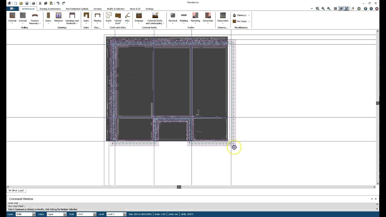 PlansXpress: Getting Started - External Walls