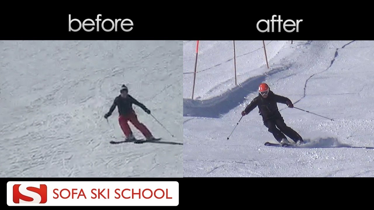 Sofa Ski School, Before After, Short Turns 1