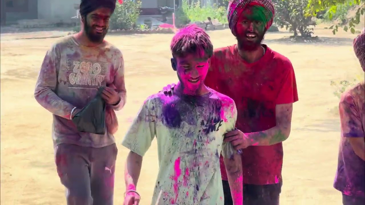 Holi celebration 🎉 