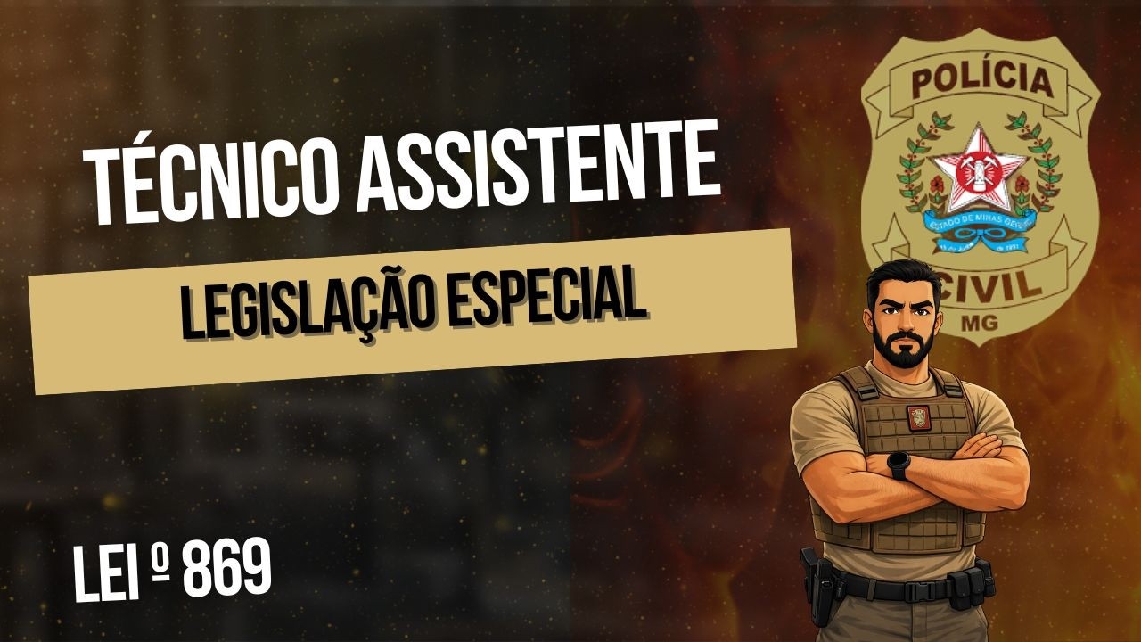 Aula 05 - Lei 869/52 - Estatuto dos funcionários públicos civis #técnicoassistente#pcmg