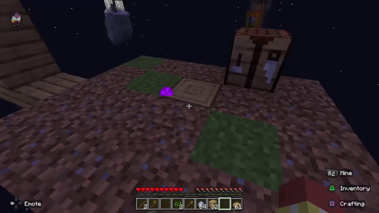 Minecraft one block survival dude