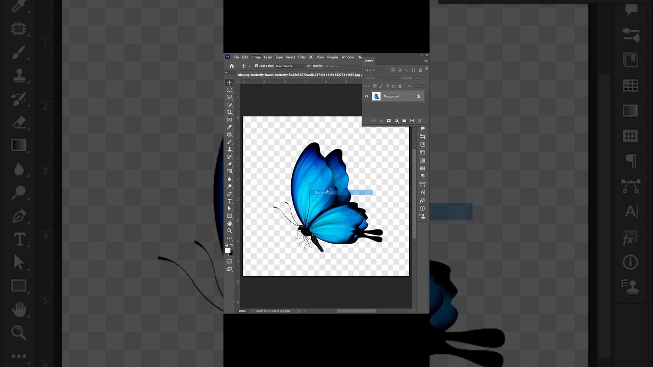 поддельный png-фон удалить фотошоп