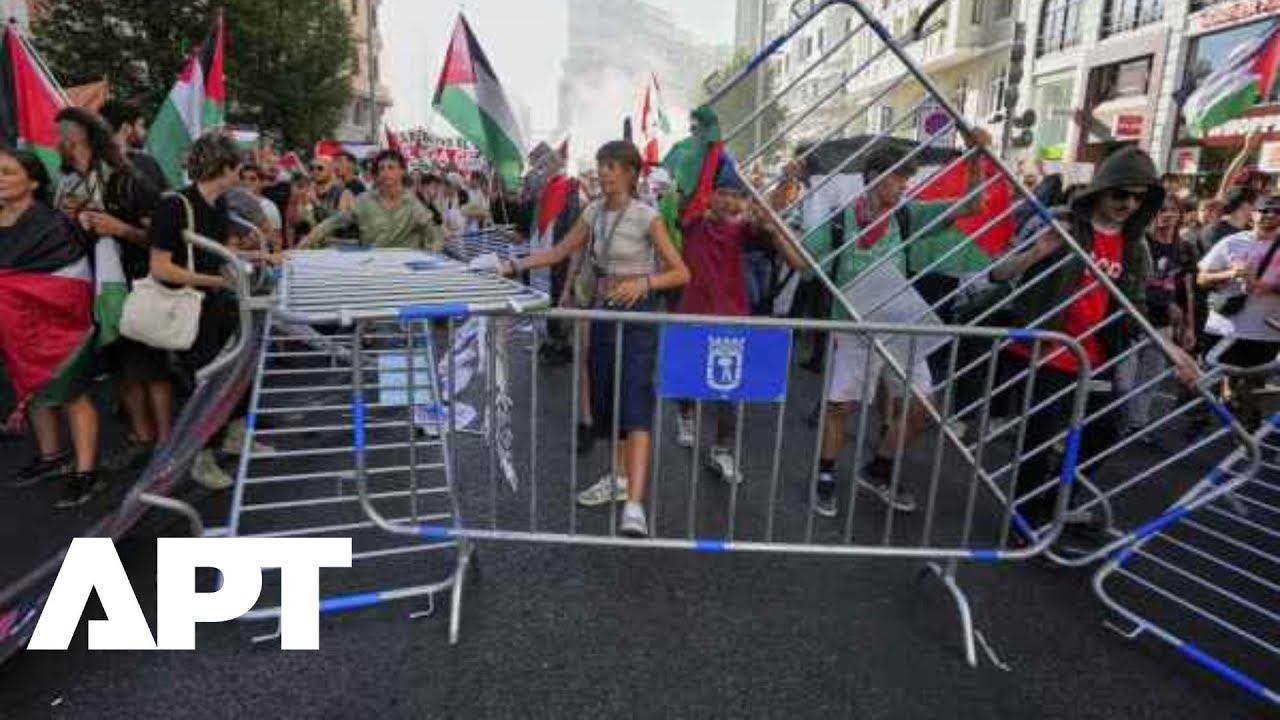 Barricades, Batons & Rubber Bullets: Madrid Clashes Force La Vuelta Finale Cancellation | APT