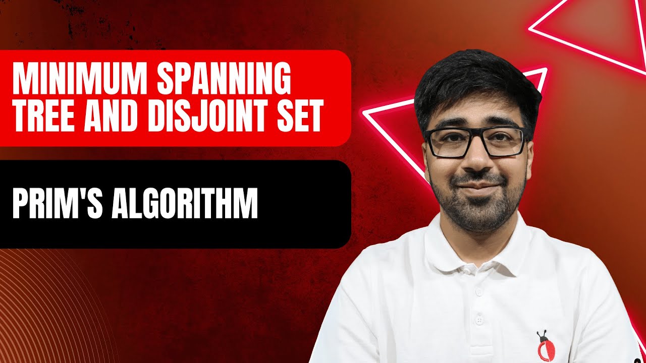DSA in Python - Prim’s Algorithm | Minimum Spanning Tree (MST) | GFG | Part 157 [Hindi]