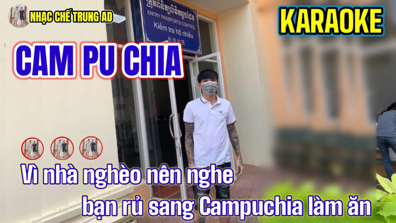 Tình Nhạt Phai - CamPuChia  ( Chế ) Karaoke Trung AD