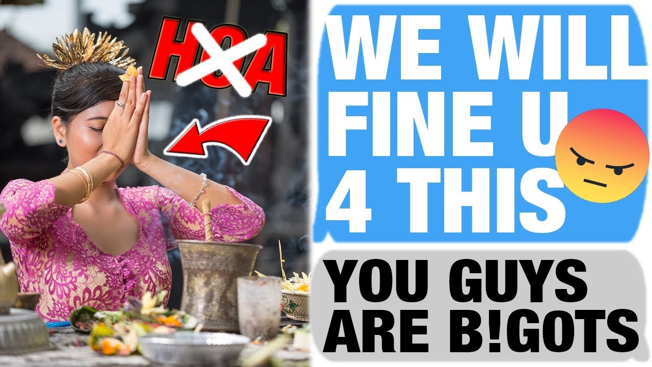 r/JustNoHOA - RELIGI0US FREEDOM? NOT IN MY HOA! 🙏