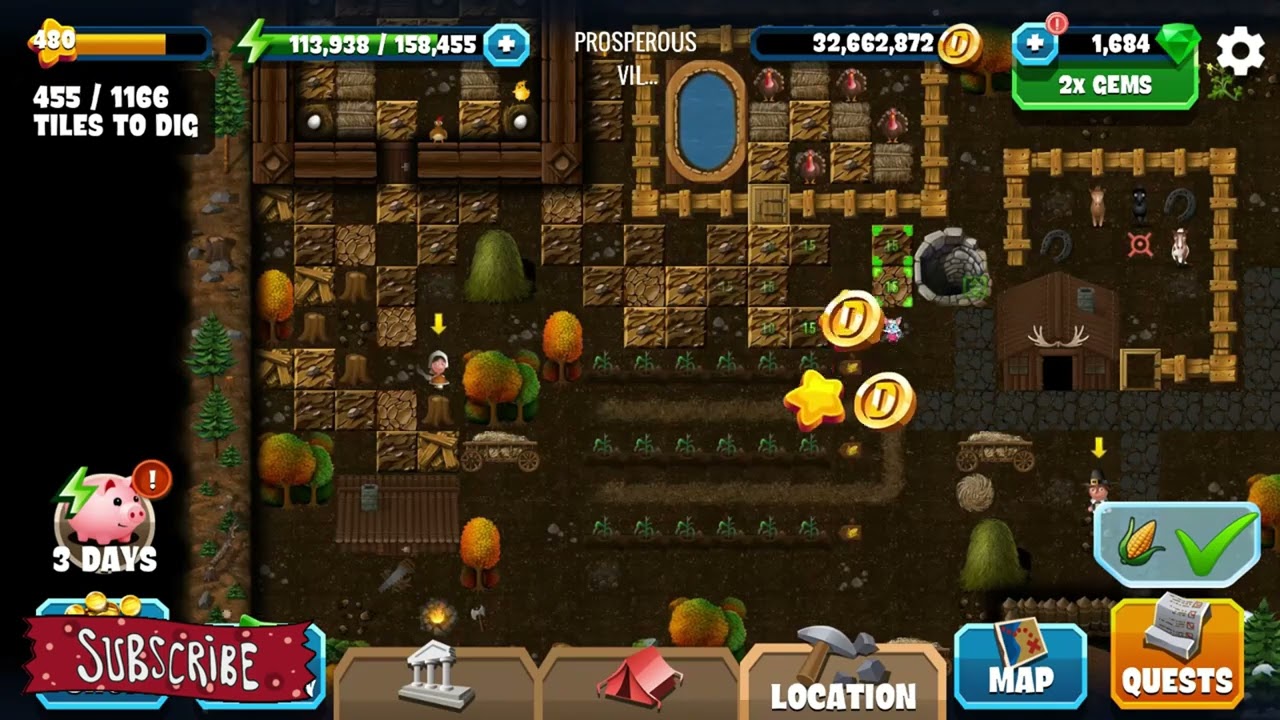 Diggy's Adventure   | THANKSGIVING |   | PROSPEROUS VILLAGE |