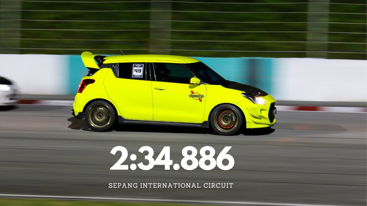 2:34.886: New Suzuki Swift Sport ZC33S Sepang Record!