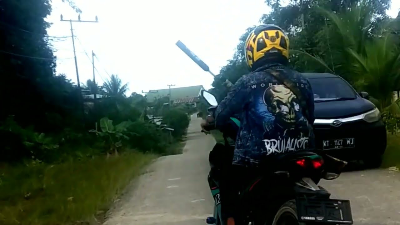 Suasana kampung Dayak Ds Tengkapak Tanjung Selor Kaltara