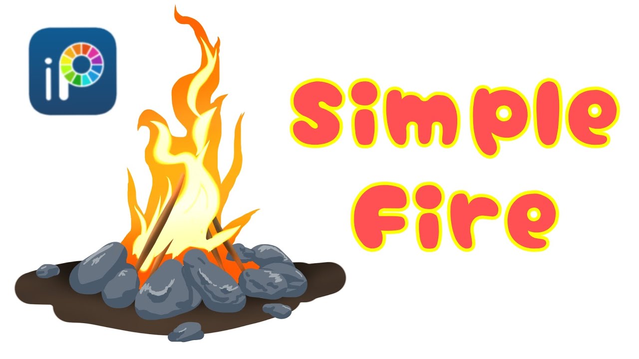 How to draw simple fire in ibispaint