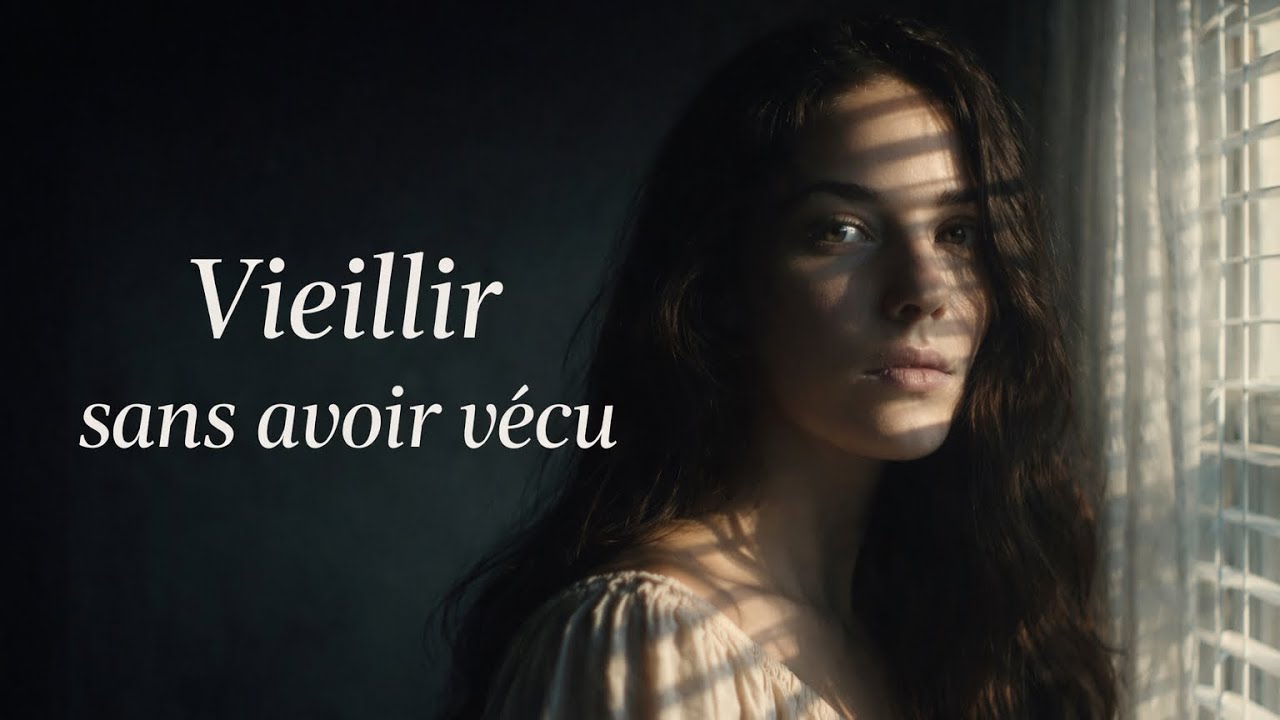 On peut vieillir&hellip;sans avoir vraiment v&eacute;cu.| Chanson fran&ccedil;aise intime