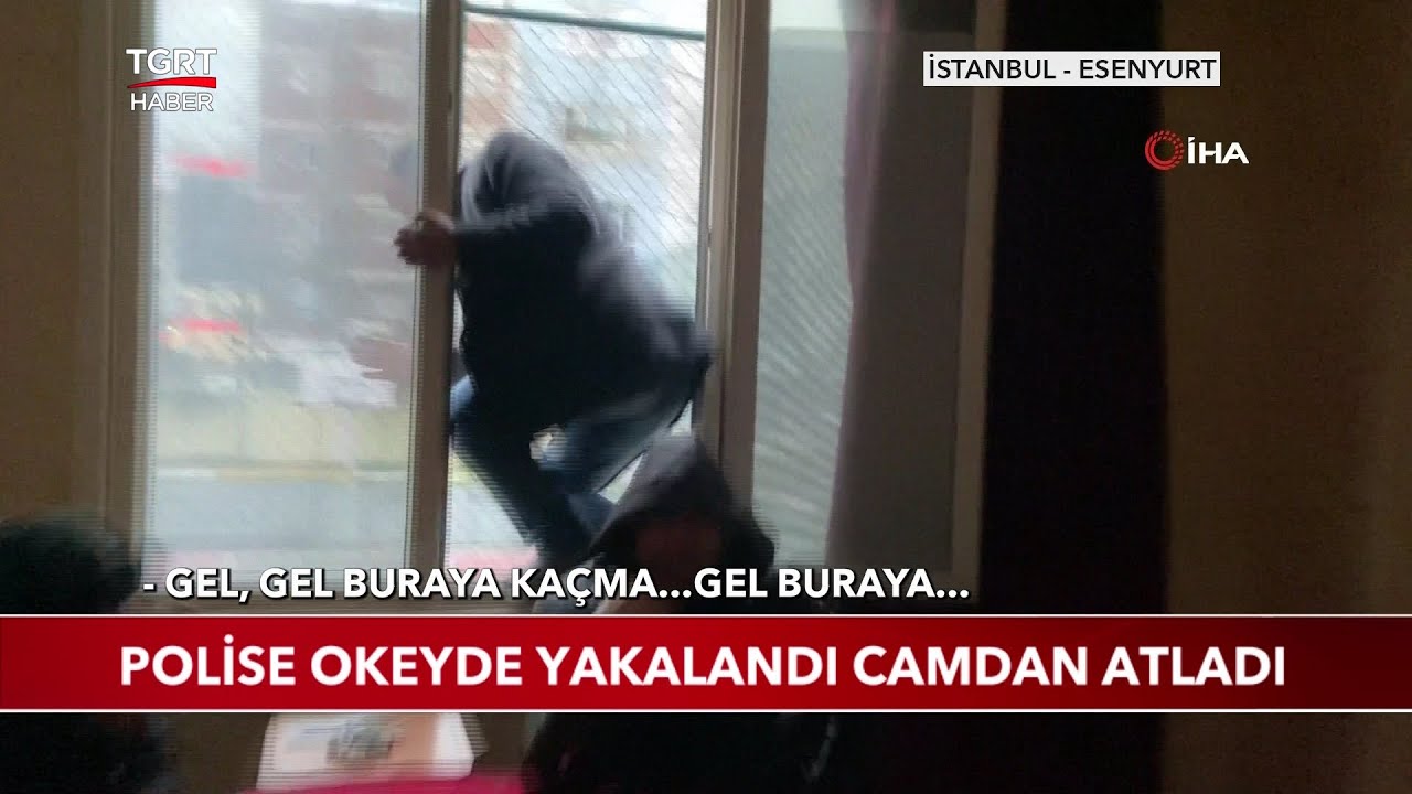 Polise Okeyde Yakalanan Kumarbaz, Camdan Atlayıp Kaçtı