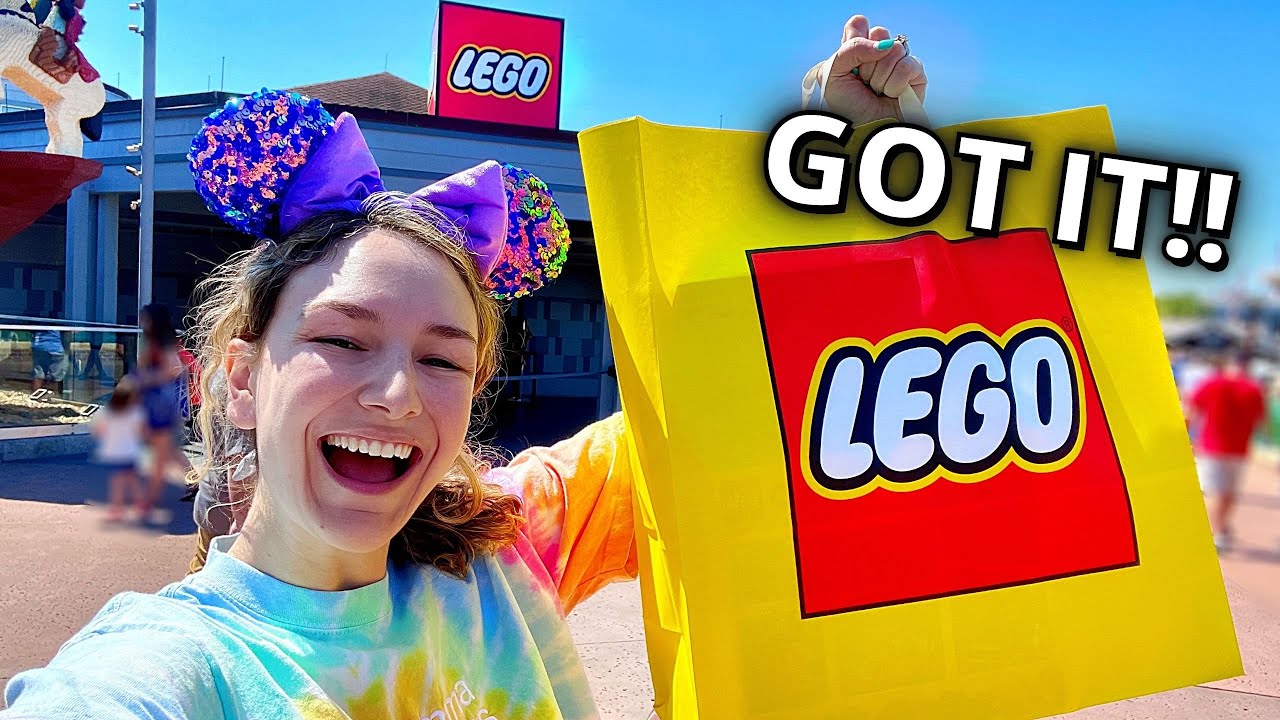 THIS SET IS INCREDIBLE!! LEGO Store Shopping Vlog (Disney Springs)