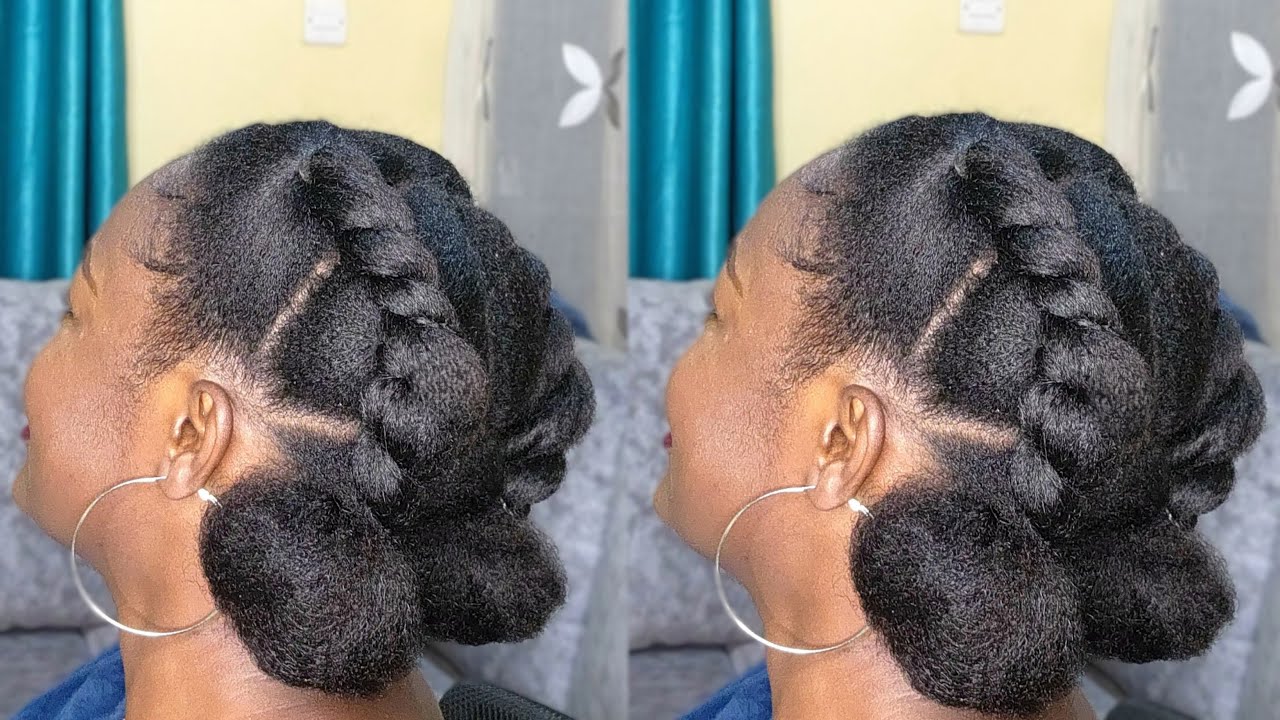 EASY NATURAL HAIRSTYLE FOR BEGINNERS