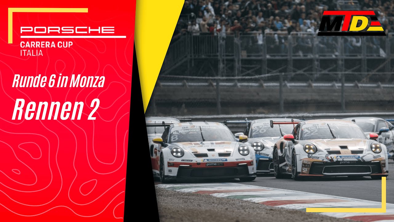 Porsche Carrera Cup Italia 2025 | Runde 6 - Rennen 2 (Deutsch)