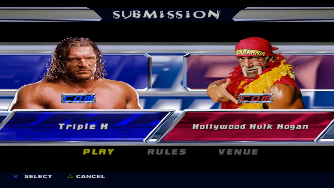 WWE SmackDown! Shut Your Mouth - Triple H VS Hulk Hogan (SUBMISSION)
