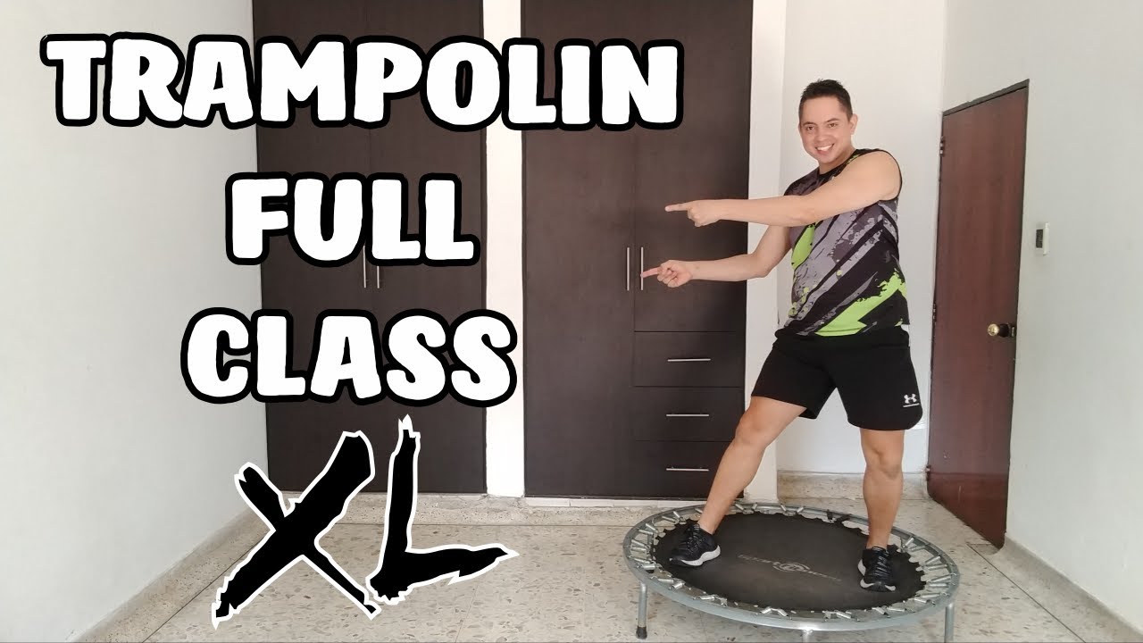 RUTINA EN TRAMPOLÍN XL / CLASE FULL / QUEMA GRASA RAPIDO (MINI-TRAMPOLIN)