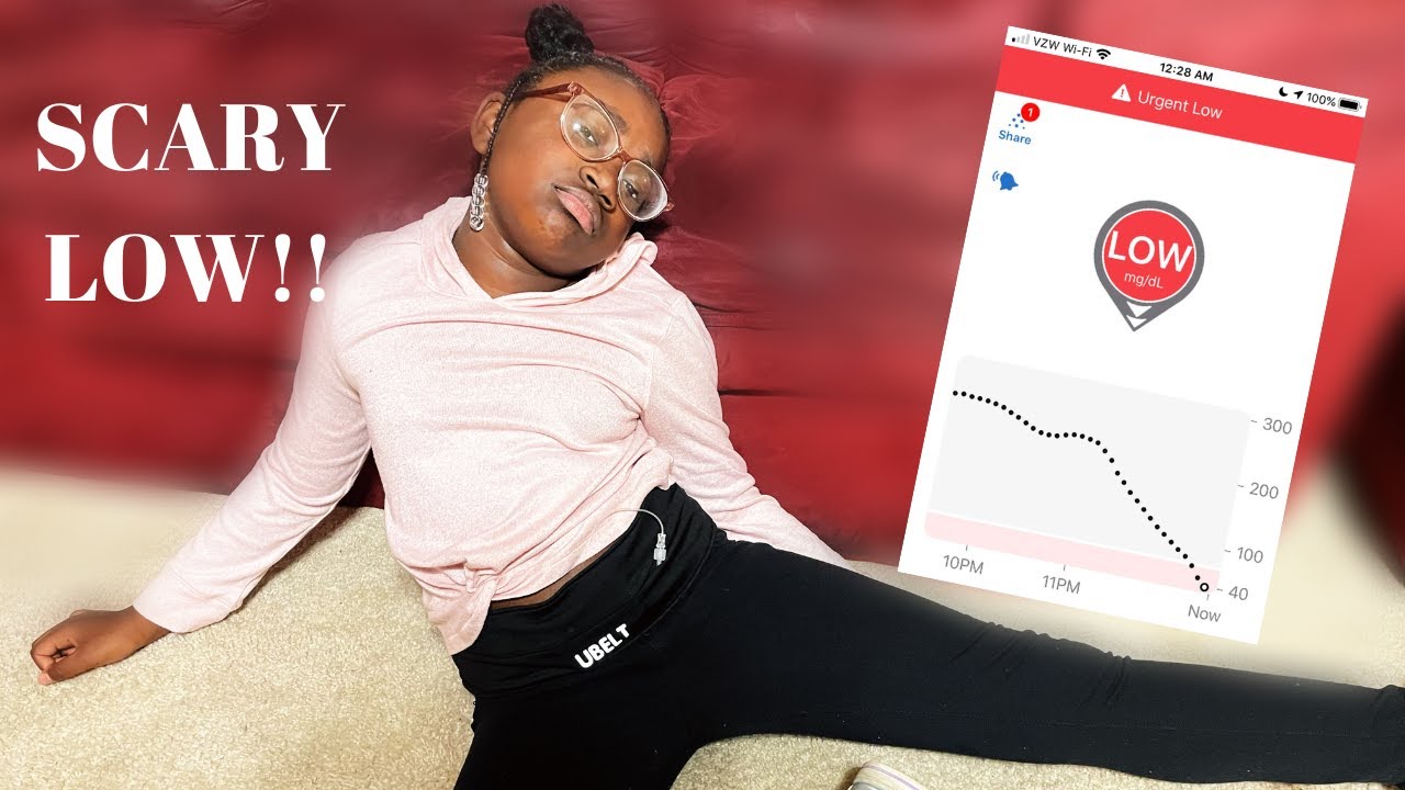 SCARY LOW BLOOD SUGAR! SHE DOSED HERSELF | Day in the Life of Type 1 Diabetes