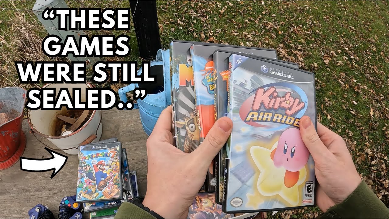 FAMILY moved and left behind a VIDEO GAME GOLD MINE!!