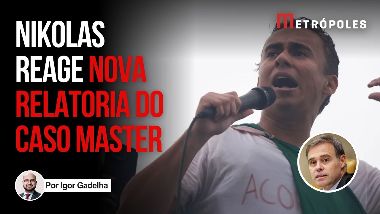 Nikolas comenta escolha de André Mendonça como relator do Caso Master