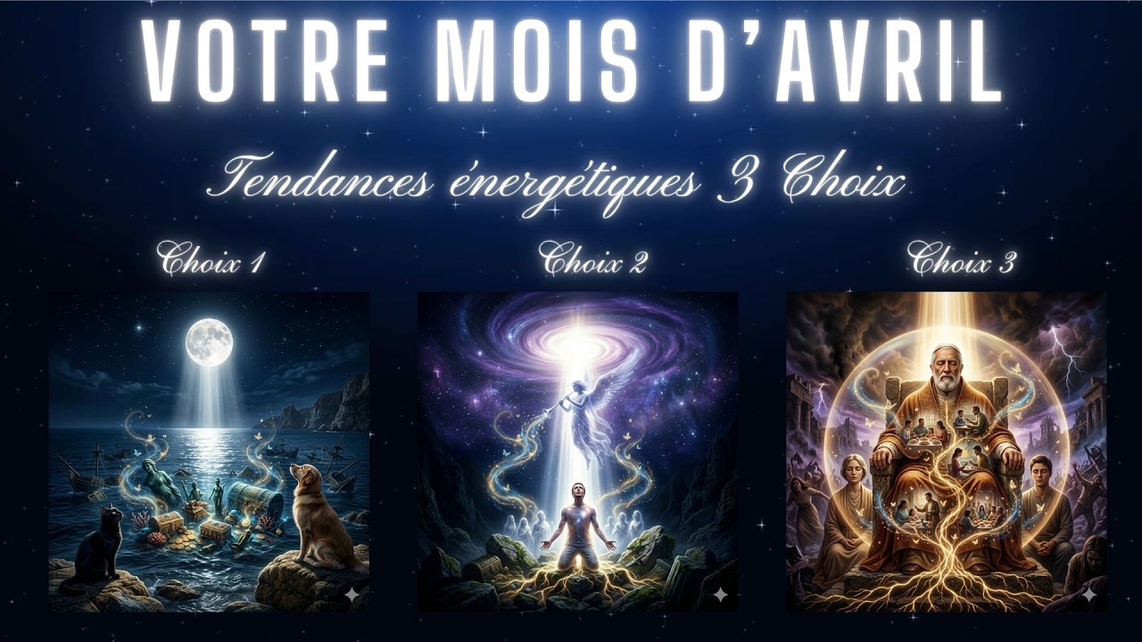 Lecture en Guidance | Votre Mois AVRIL 2026 | 3 Choix