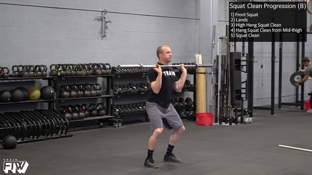 Squat Clean Progression (B)