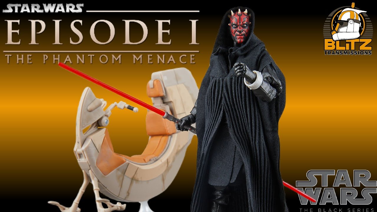 Hasbro The Black Series Darth Maul & Sith Speeder Review