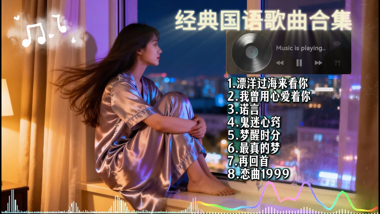 怀旧经典老歌 女声翻唱 安静舒服chillout 歌单 | 漂洋过海来看你 我曾用心爱着你 诺言