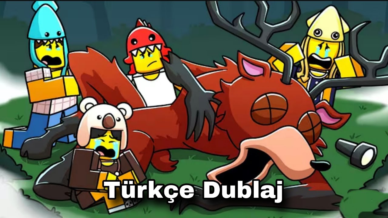 DEER CANAVARI ÖLÜYOR..!  99 Nights in Roblox Forest! Türkçe Dublaj Animasyon