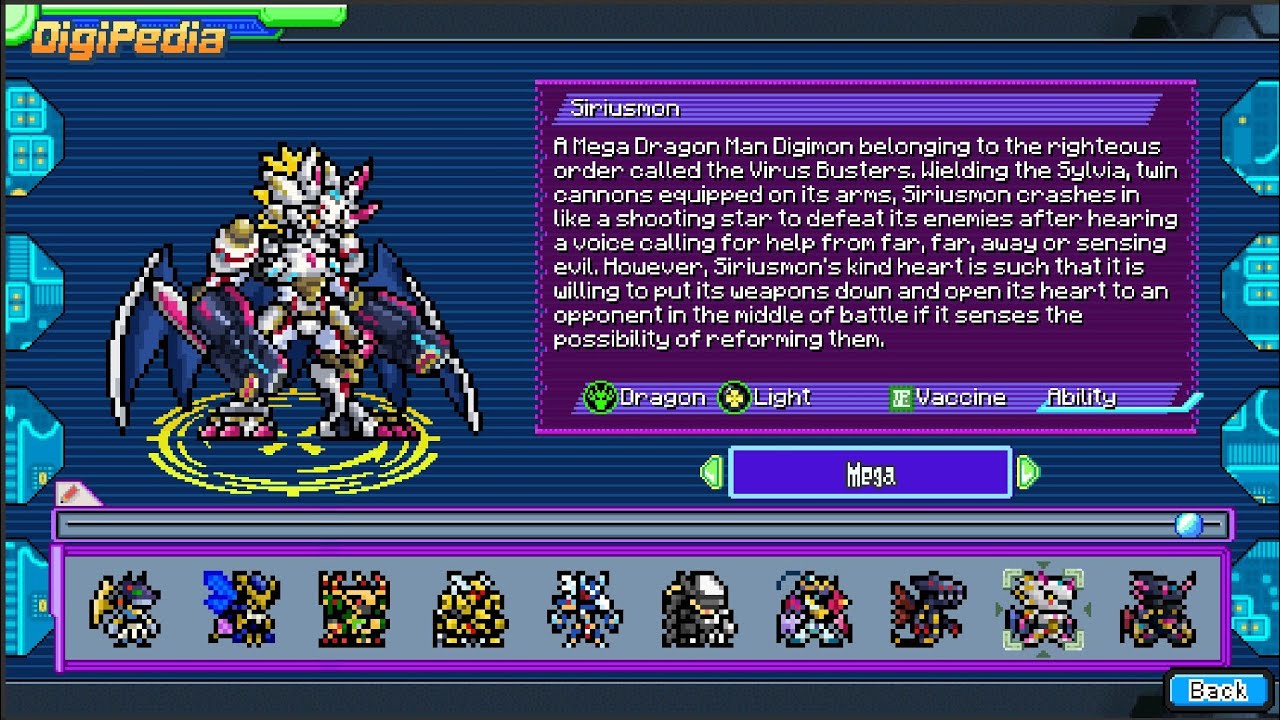 WezenGammamon evolve to Siriusmon