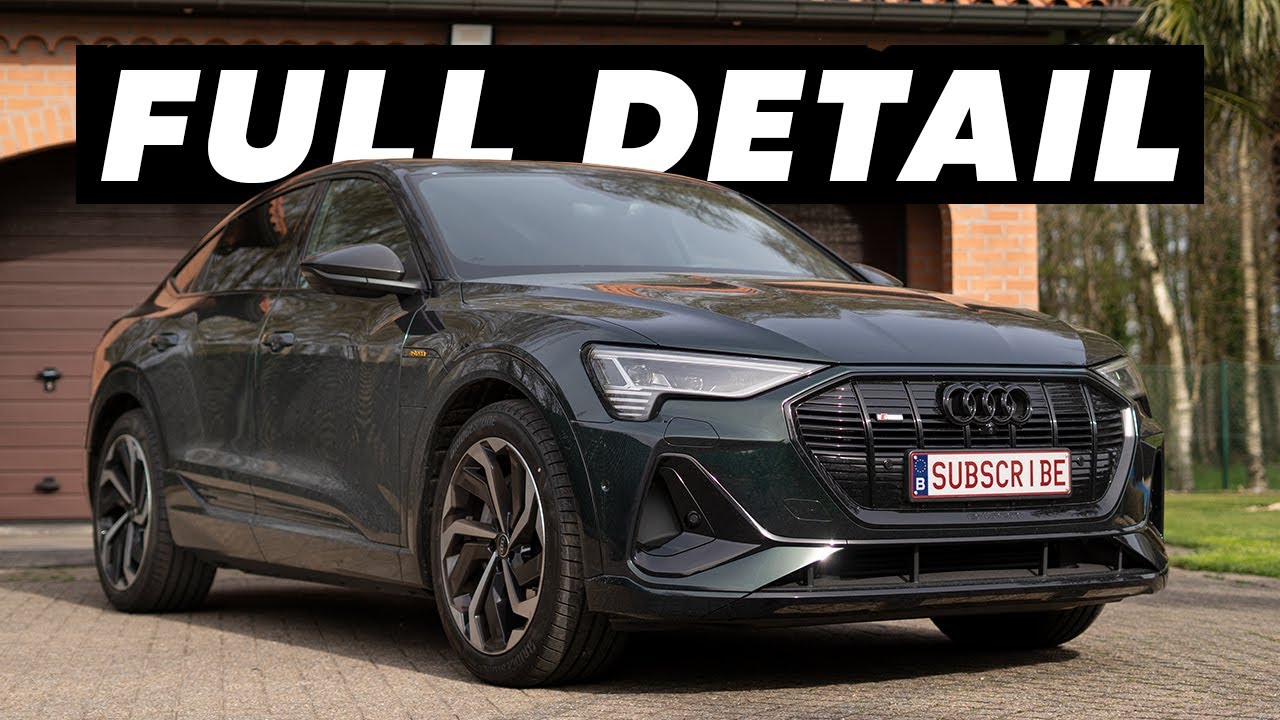 Dirty Audi e-tron Wash, Polish & Coating - Full Detail