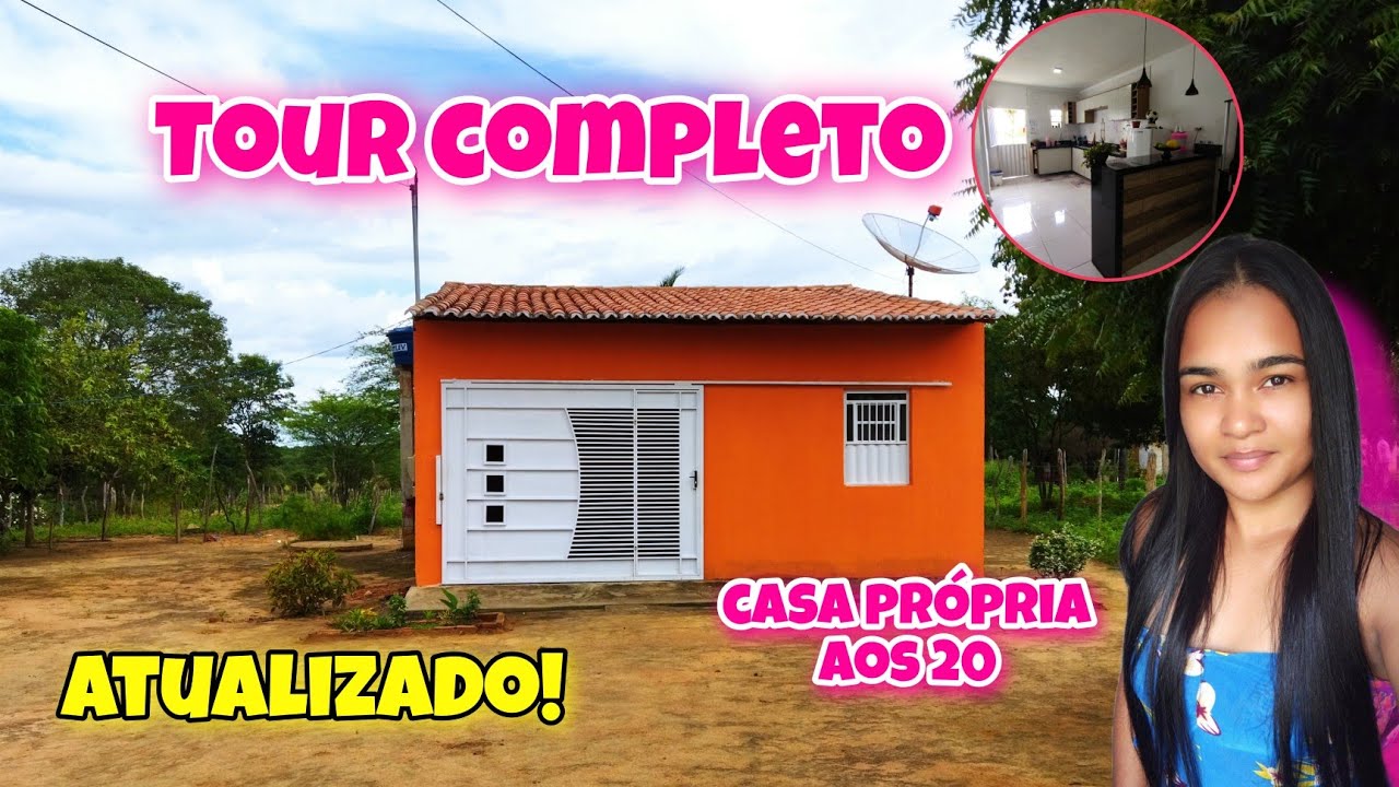 TOUR PELA MINHA CASINHA PRÓPRIA! De quantos cômodos