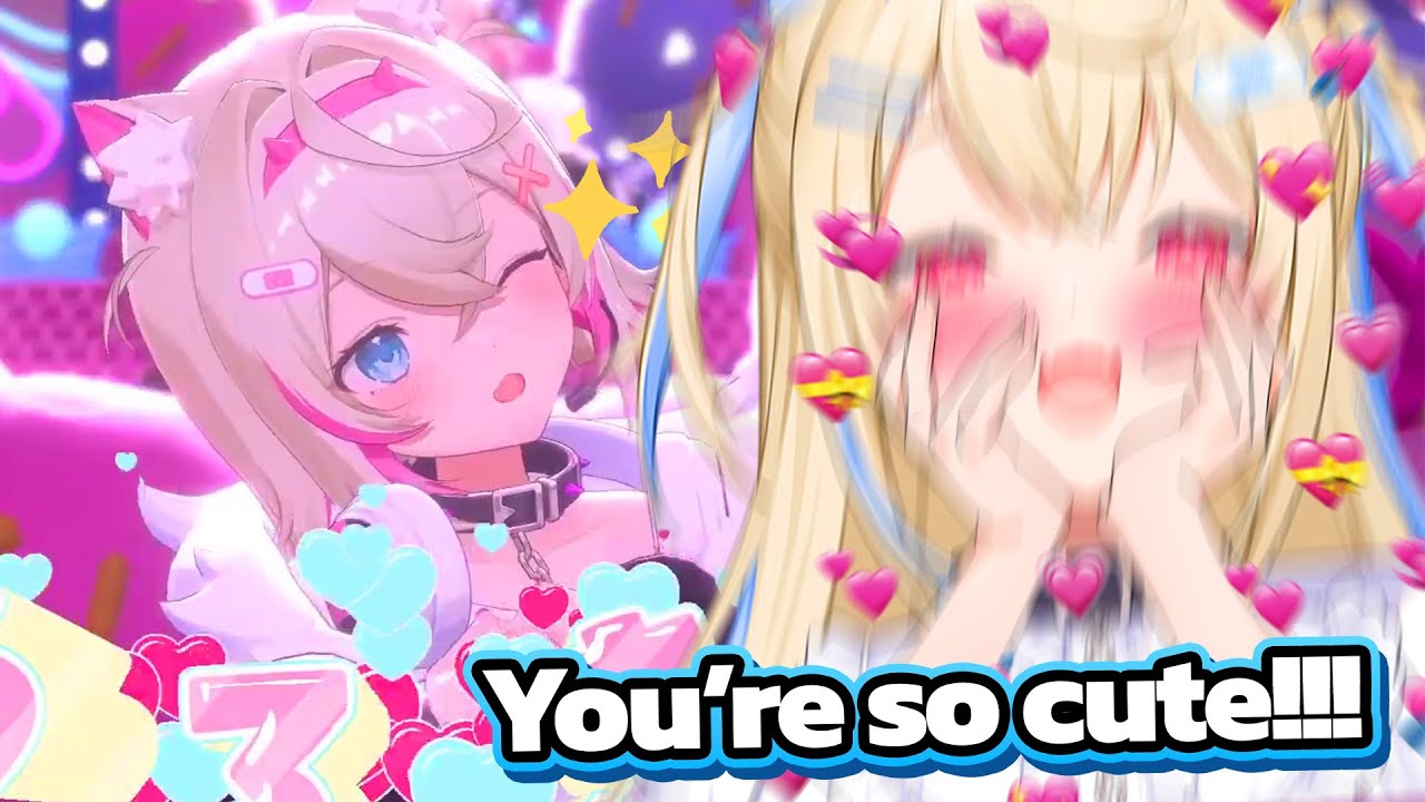 Siscon Fuwawa just can't stop gushing about how cute her little sister is