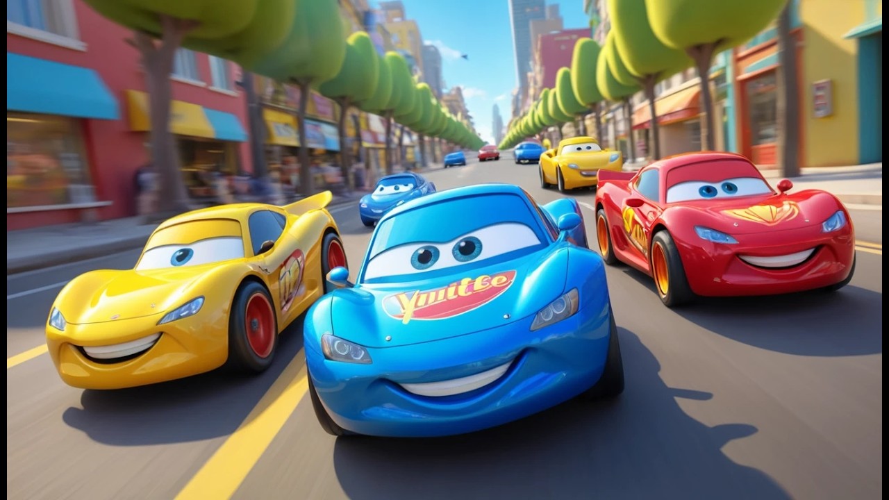 Three Little Toy Cars Vroom Vroom Vroom | Vehicle Songs & Nursery Rhymes for Kids