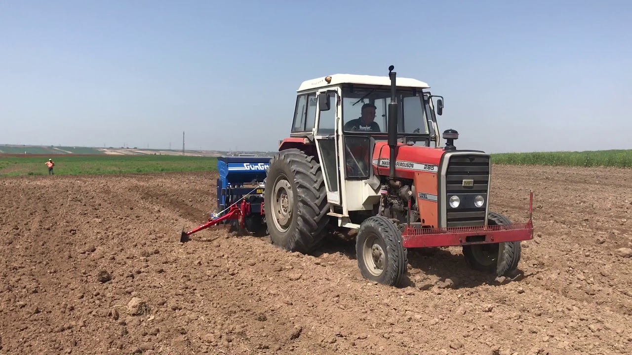Massey Ferguson 285 Güngör Pnömatik Ekim Makinası Mısır ve Ayçiçeği Ekimi