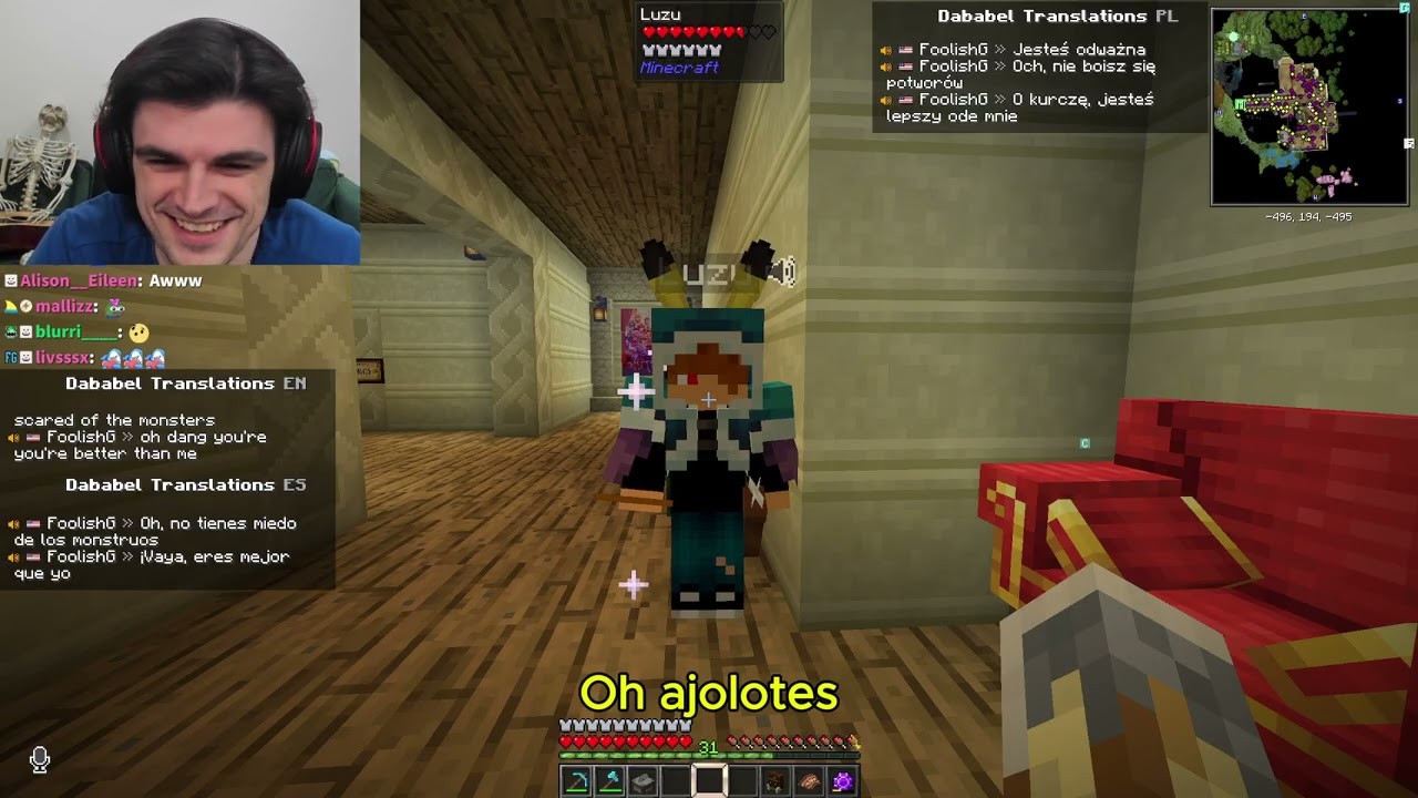 FOOLISH conoce a OLI el HIJO de LUZU 😁 QSMP 2
