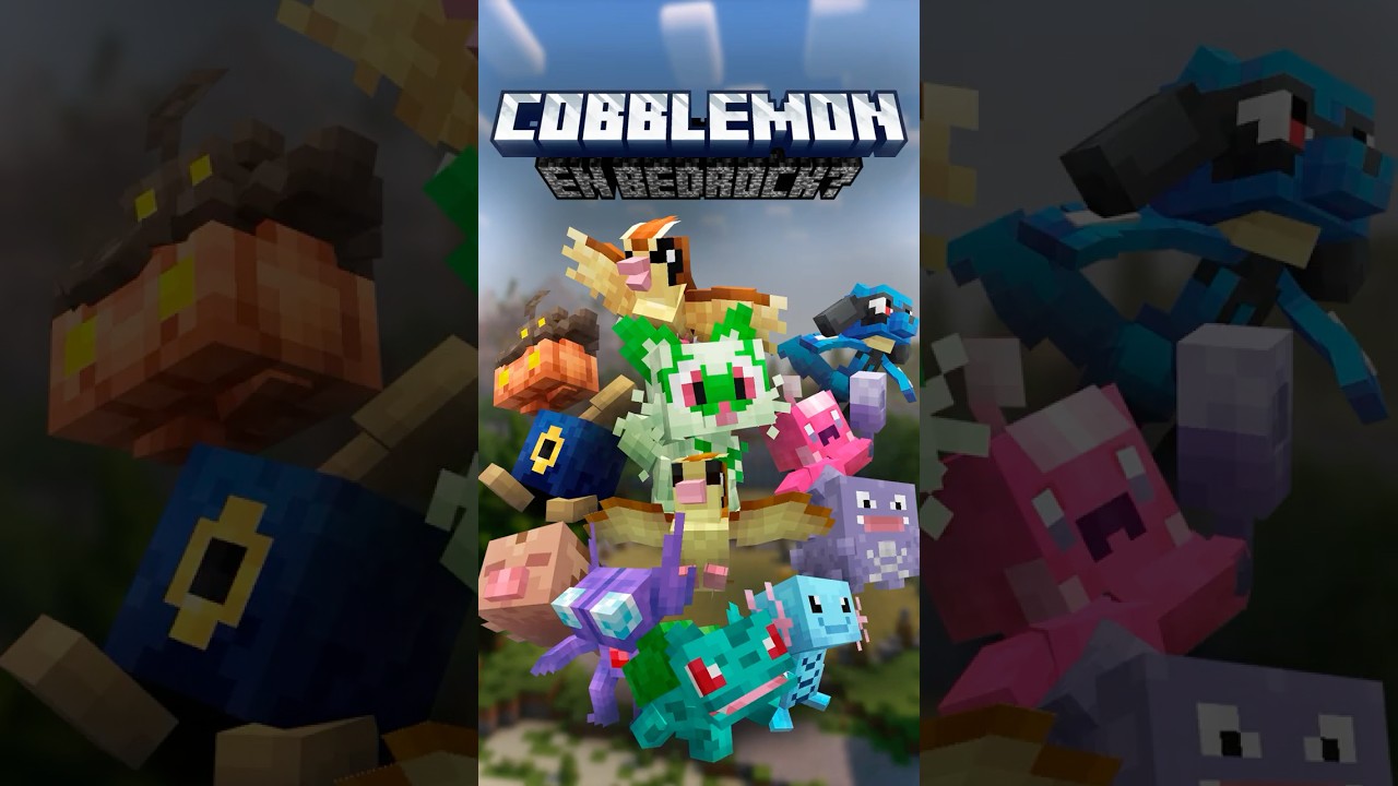 &iquest;Habr&aacute; Cobblemon en Minecraft Bedrock? #minecraft #bedrock #cobblemon #pokemon