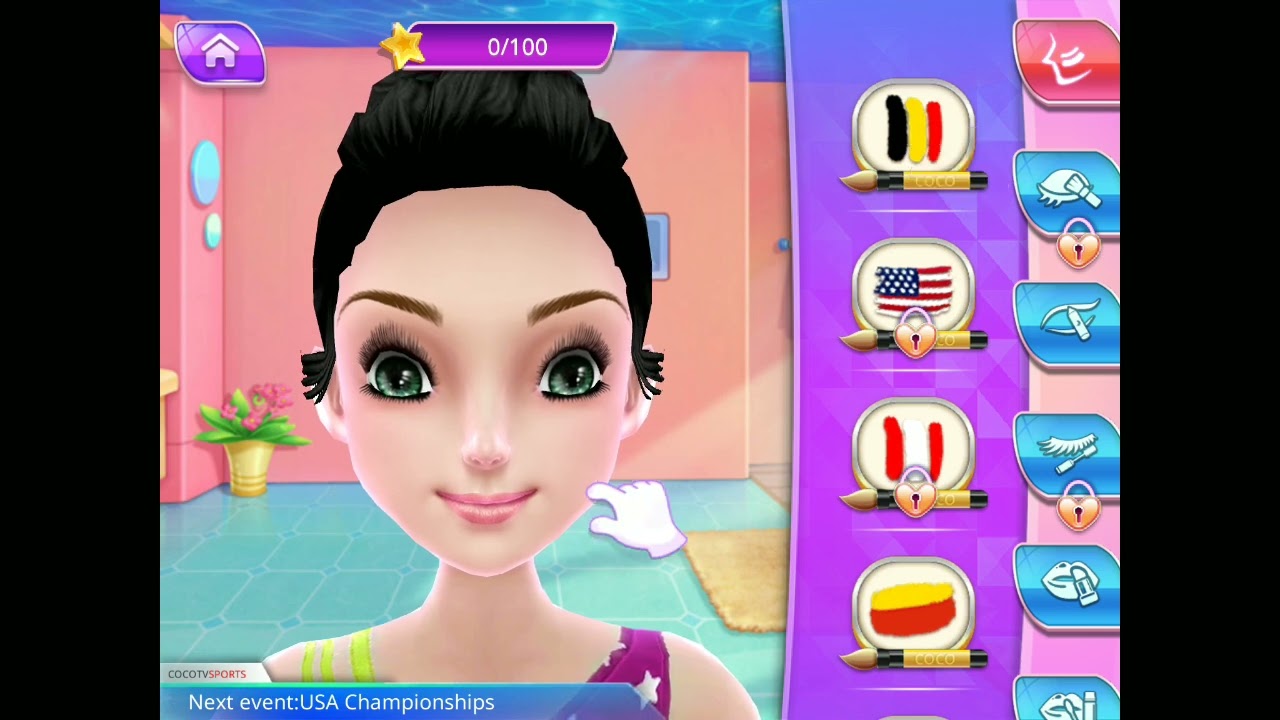 Gymnast , ukazka hry
